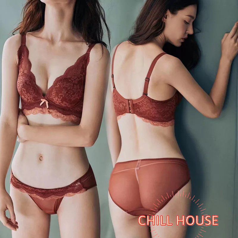 Áo Lót Ren đệm dầy không gọng bản to - nâng đẩy mạnh - mút mềm Sisterhood 6633 - CHILLHOUSE