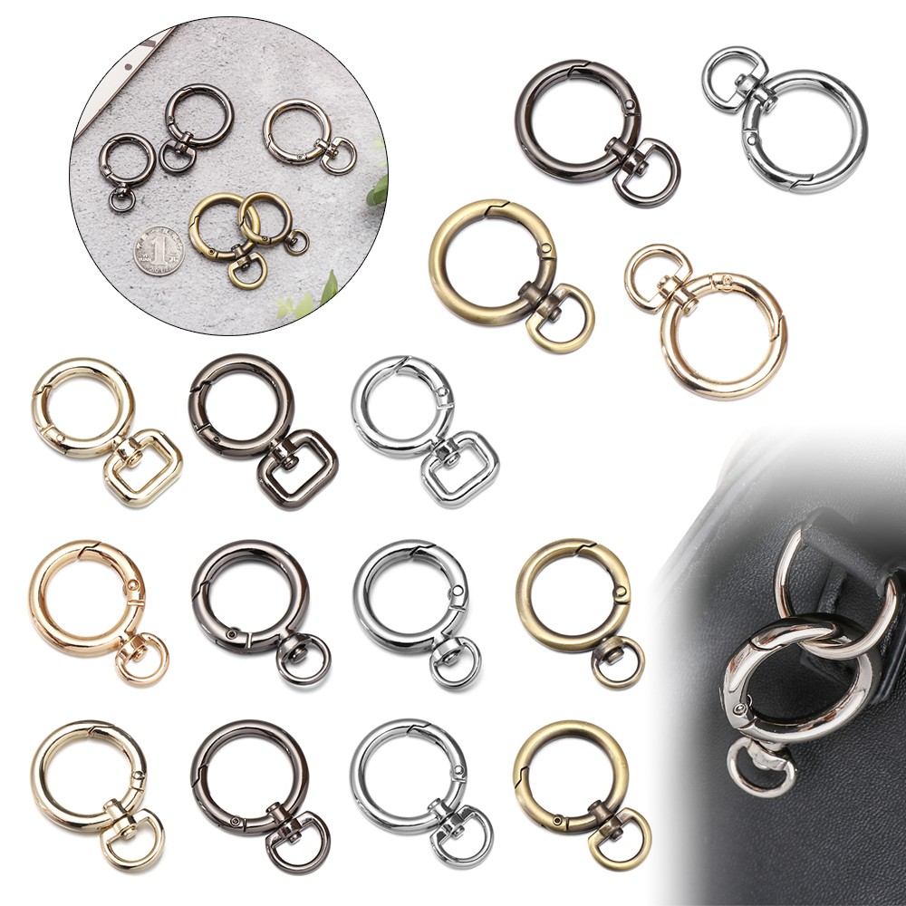 Móc Khóa Dây Đai Tròn Đa Năng 1.5 / 1.9 / 2.5cm Chất Lượng Cao