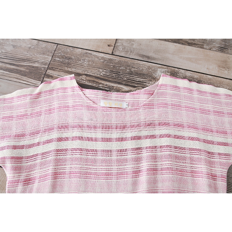 Đầm Cotton Lanh Ngắn Tay Dáng Rộng Xinh Xắn Cho Nữ 8824 | BigBuy360 - bigbuy360.vn