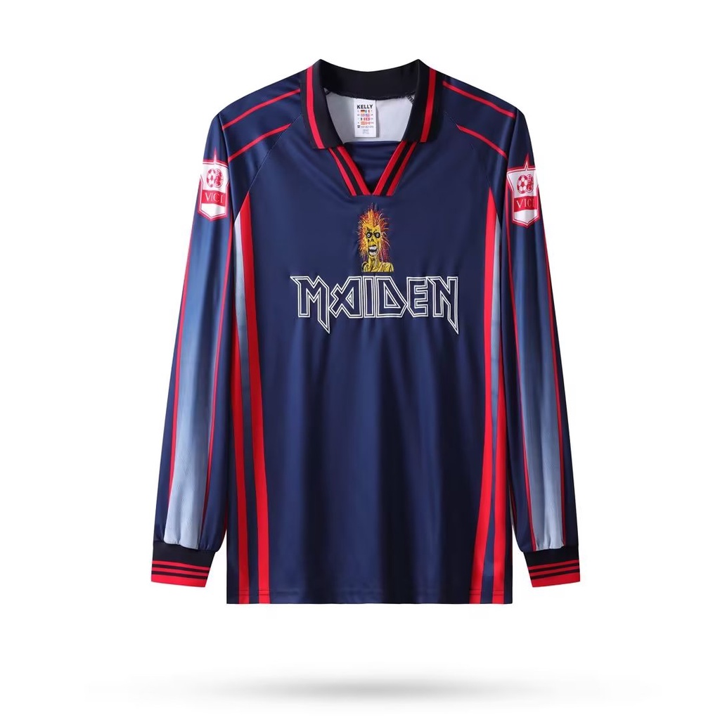 Áo Thun Bóng Đá Dài Tay Phong Cách Retro 1998