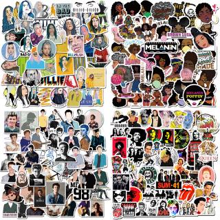 Set 50 Sticker Hình Ca Sĩ Such As Billie Eilish Và Shawn Mendes