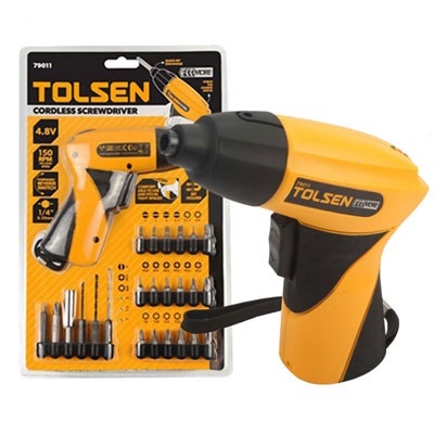 Bộ vặn ốc vít pin Tolsen 79010 - Nghề Mộc