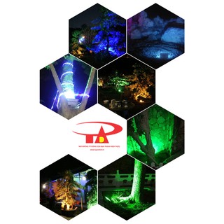 Đèn pha led 20w đổi màu - Pha led 20w RGB
