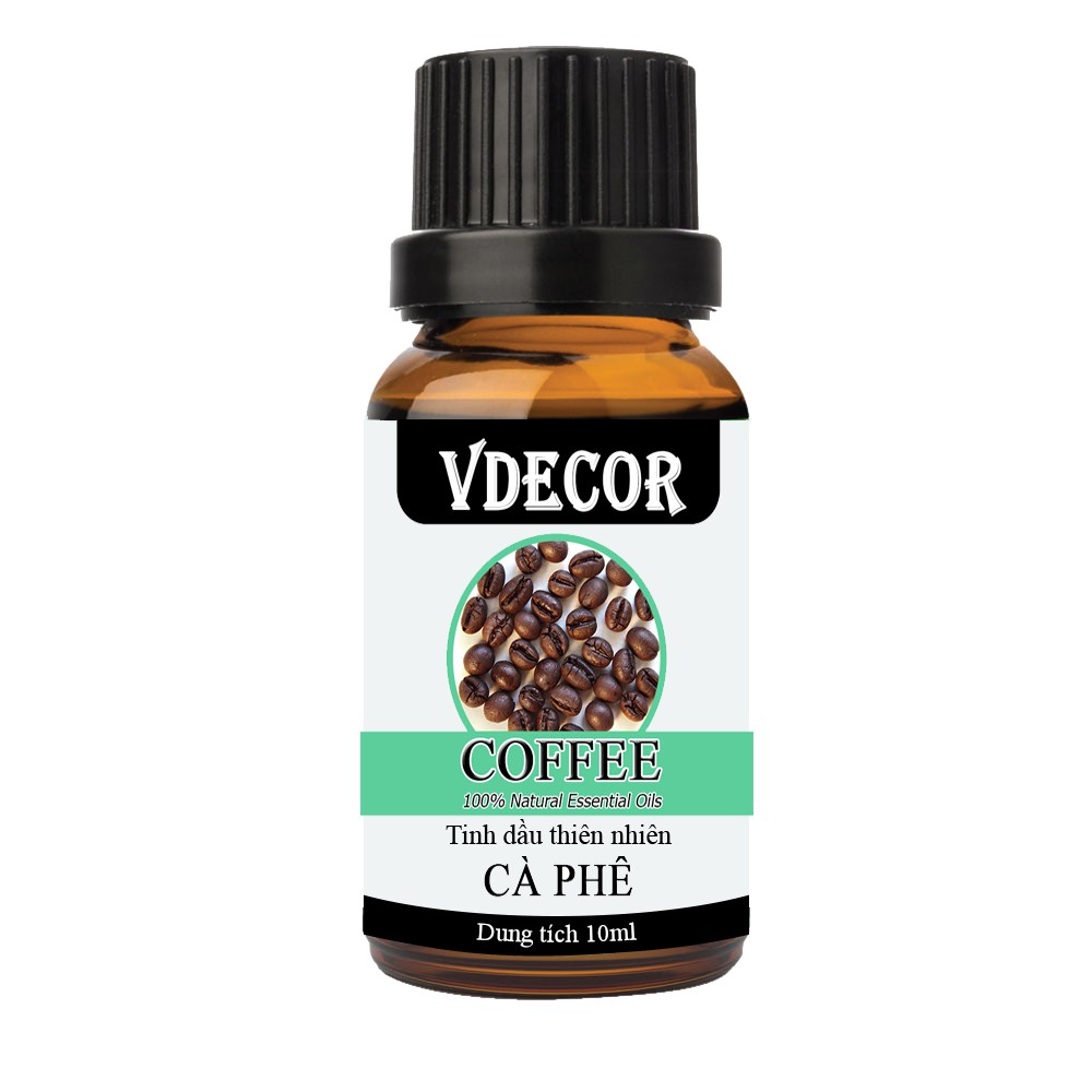 Tinh Dầu Cafe VDECOR Nguyên chất 100% từ Thiên Nhiên (10ml)
