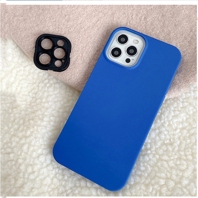 Ốp Điện Thoại silicone Mềm Chống Rơi 2 Trong 1 Màu macaron Cho iphone 13 12 11 pro max xs max xr 7 8 plus