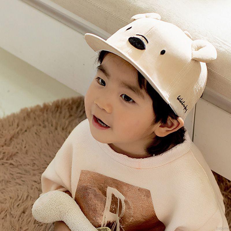 Mũ lưỡi trai thêu họa tiết động vật cho bé