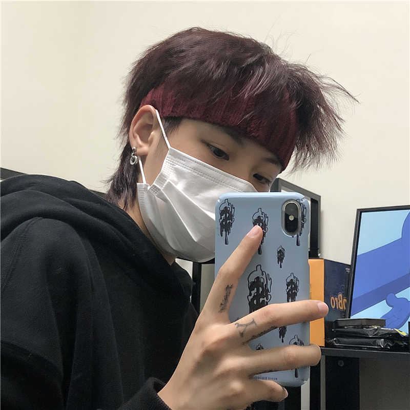 Băng đô len dệt kim phong cách Hàn Quốc Harajuku cá tính dễ phối đồ 222321