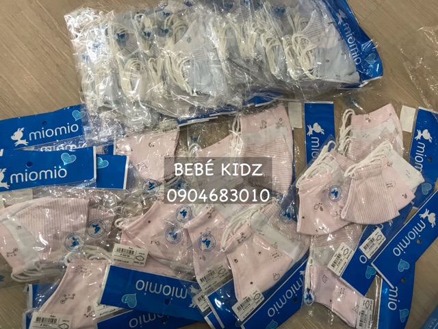 SET 03 KHẨU TRANG MIOMIO COTTON CHO BÉ