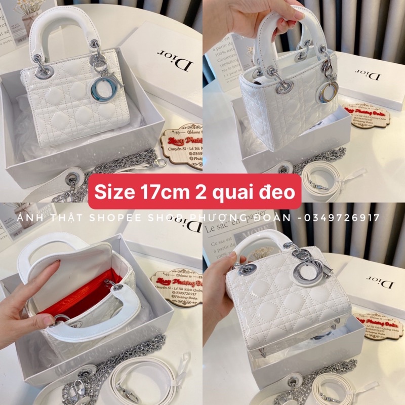 Túi Đ size mini 14cm-17cm da bóng Full Box kèm ảnh thật