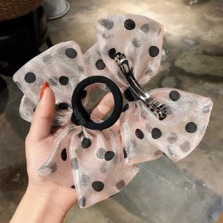 Dây Buộc Tóc Chấm Bi Xinh Xắn Dành Cho Nữ