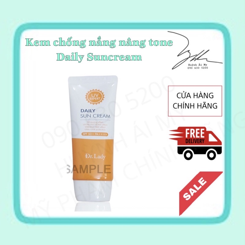 [CHUẨN AUTH] Kem chống nắng vật lí phổ rộng  Daily Sun cream 3in1