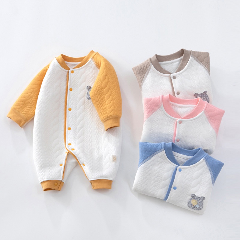 Body trần bông CAO CẤP giữ ấm cho bé phong cách Hàn Quốc [Shop Mẹ BOB 86]