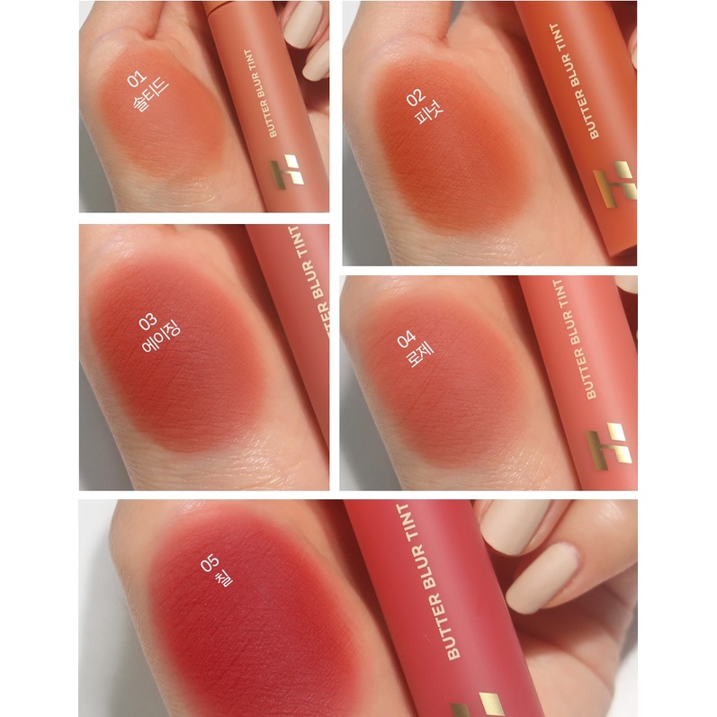 Son kem lì mờ vân môi Holika Holika Butter Blur Tint 4g