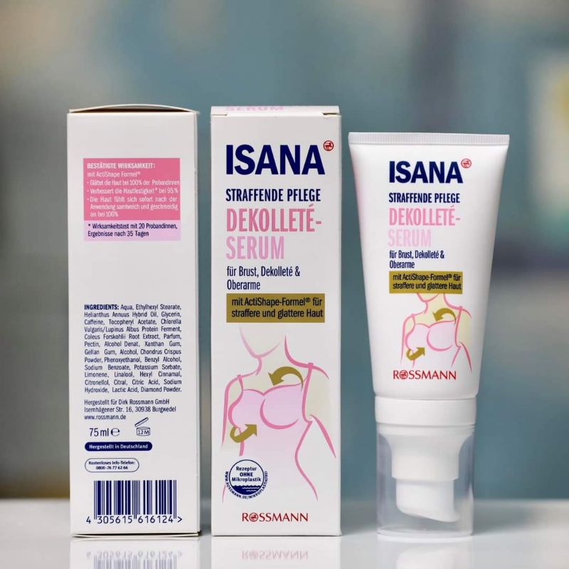 Hàng Đức Serum dưỡng săn chắc vùng cổ và ngực Isana | BigBuy360 - bigbuy360.vn