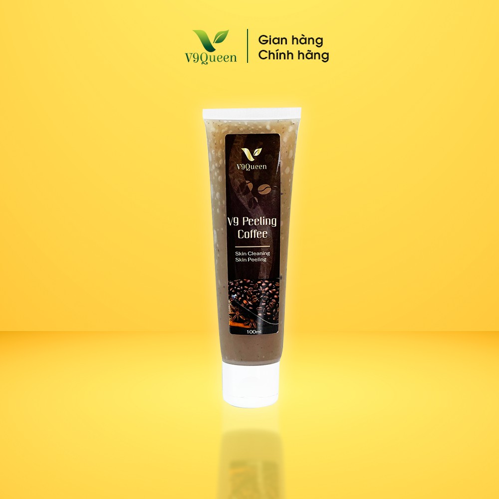 Tẩy Da Chết Body - Tẩy da chết mặt V9 PEELING COFFEE Shop Dưỡng Da Trắng Sáng Giúp Mềm Mịn Da, Sạch Mặt | BigBuy360 - bigbuy360.vn