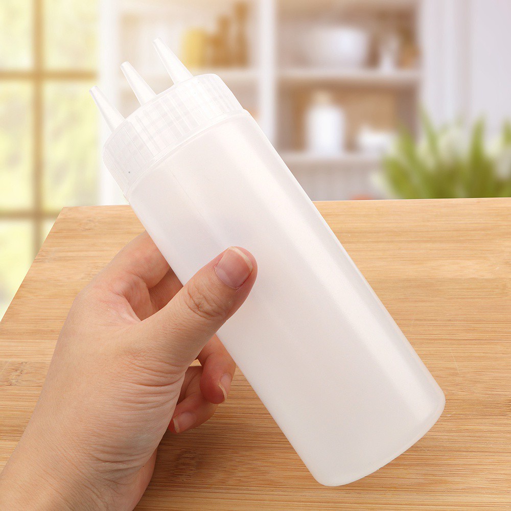 Chai đựng nước sốt/ tương/ gia vị dạng bóp chất liệu bền thân thiện môi trường cho nhà bếp