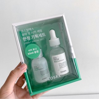 Set dưỡng da cica COSRX serum 30ml và cream 15ml