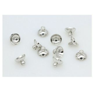 Chụp chén, chụp hạt trang sức resin làm mặt dây chuyền, trang sức handmade hợp kim cao cấp