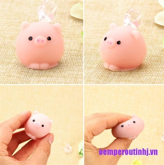 O & j❤đồ chơi squishy hình con heo dễ thương