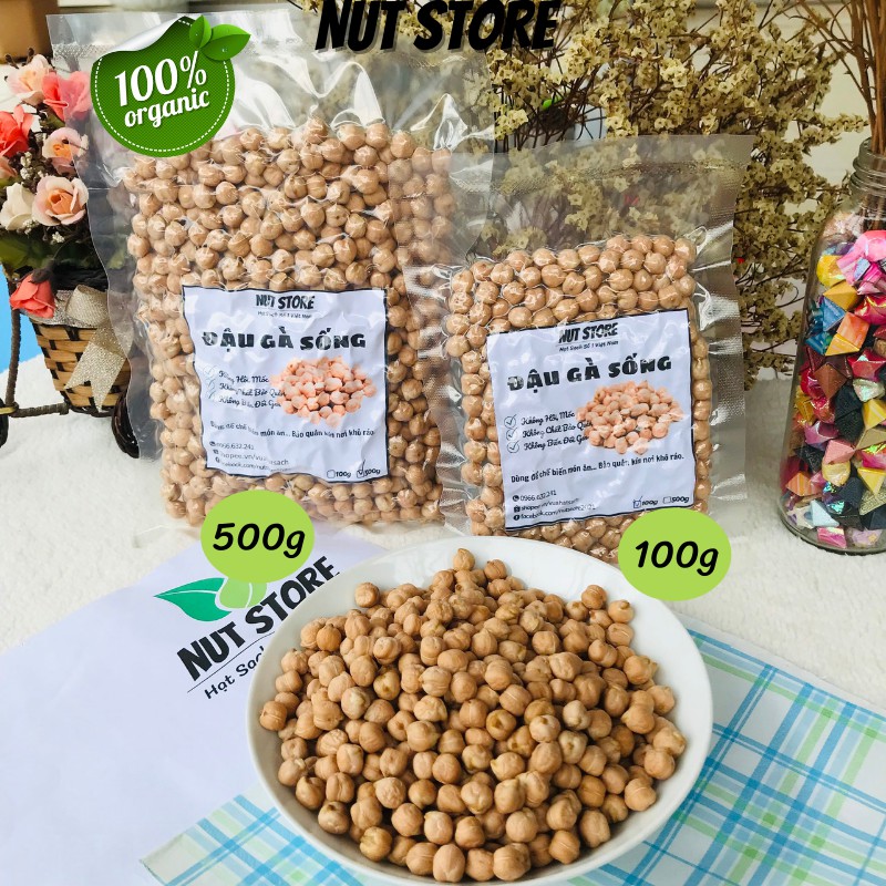 Đậu gà hữu cơ cho bé ăn dặm Nut Store 500g