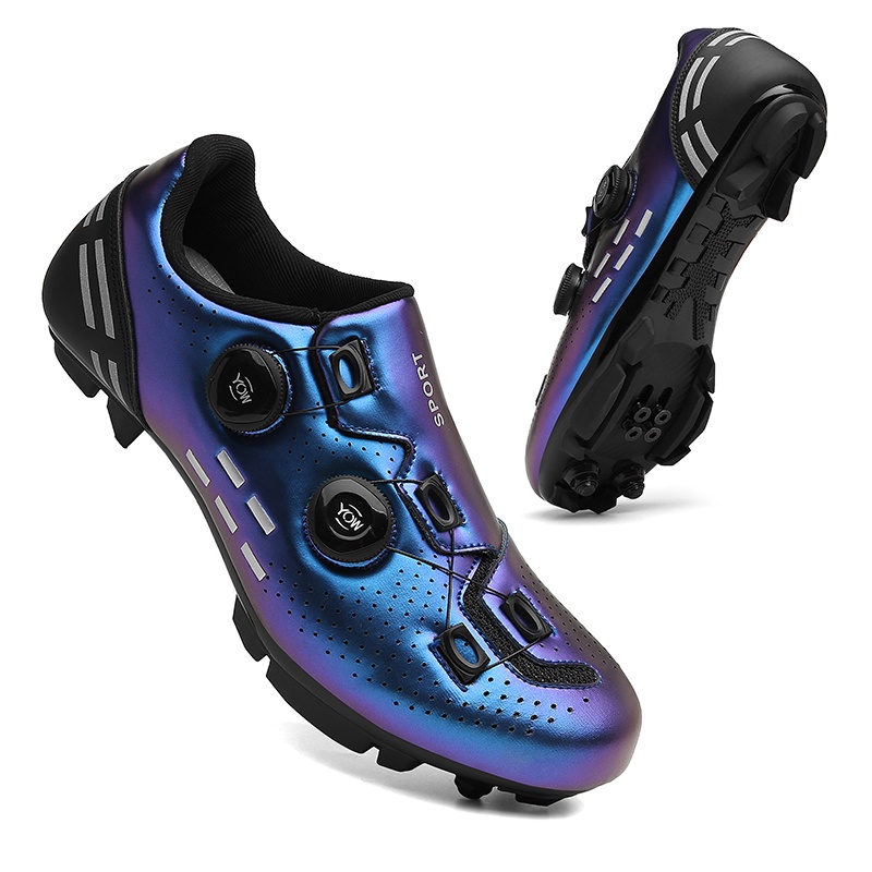 【CEYMME】2021 Mới trực tuyến Chất Lượng Cao Giày Xe đạp mtb Thiết Kế Thoáng Chống trượt Có thể cấu hình Cleats Cycling shoes Kích thước lớn Size 36-47