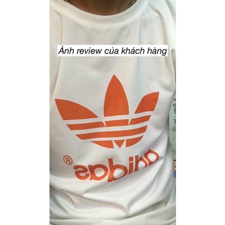 ÁO THUN NGẮN TAY KHÔNG CỔ BASIC NAM NỮ UNISEX CAO CẤP IN HÌNH ADI.DAS của KADINO, ÁO PHÔNG NGẮN TAY KHÔNG CỔ IN ADIDAS | BigBuy360 - bigbuy360.vn