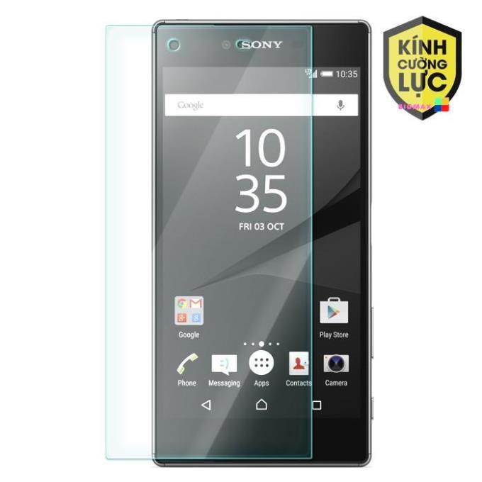 Kính cường lực Sony Z2 kính trong suốt mài cạnh tặng kèm khăn lau.