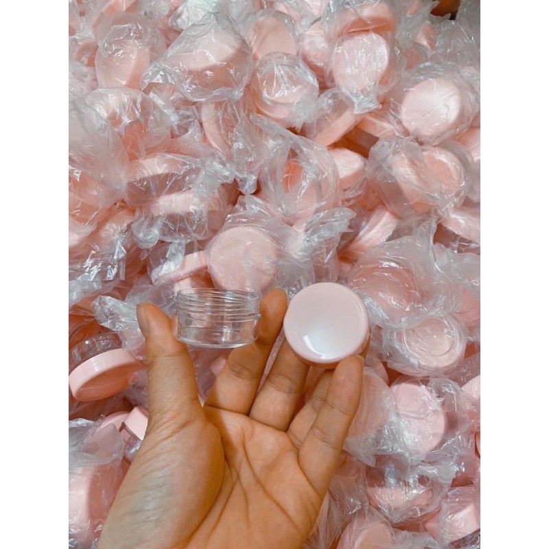 Hũ chiết nhựa mỹ phẩm 5gr và 10gr dùng trong spa thẩm mỹ giao màu ngẫu nhiên