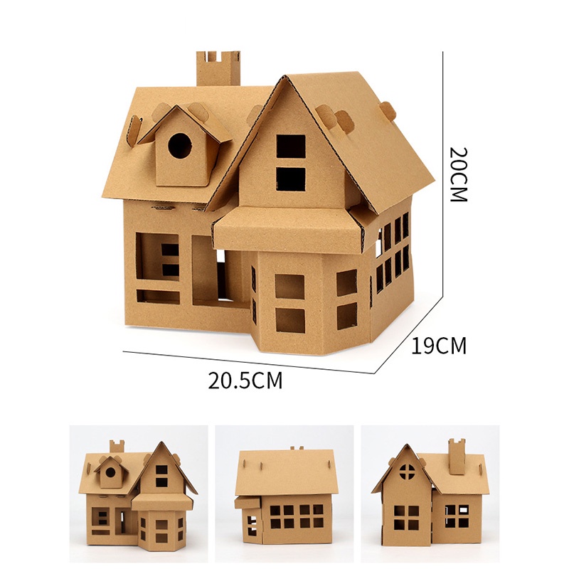 Đồ Chơi Lâu Đài Bằng Giấy Thủ Công DIY Sáng Tạo Cho Bé