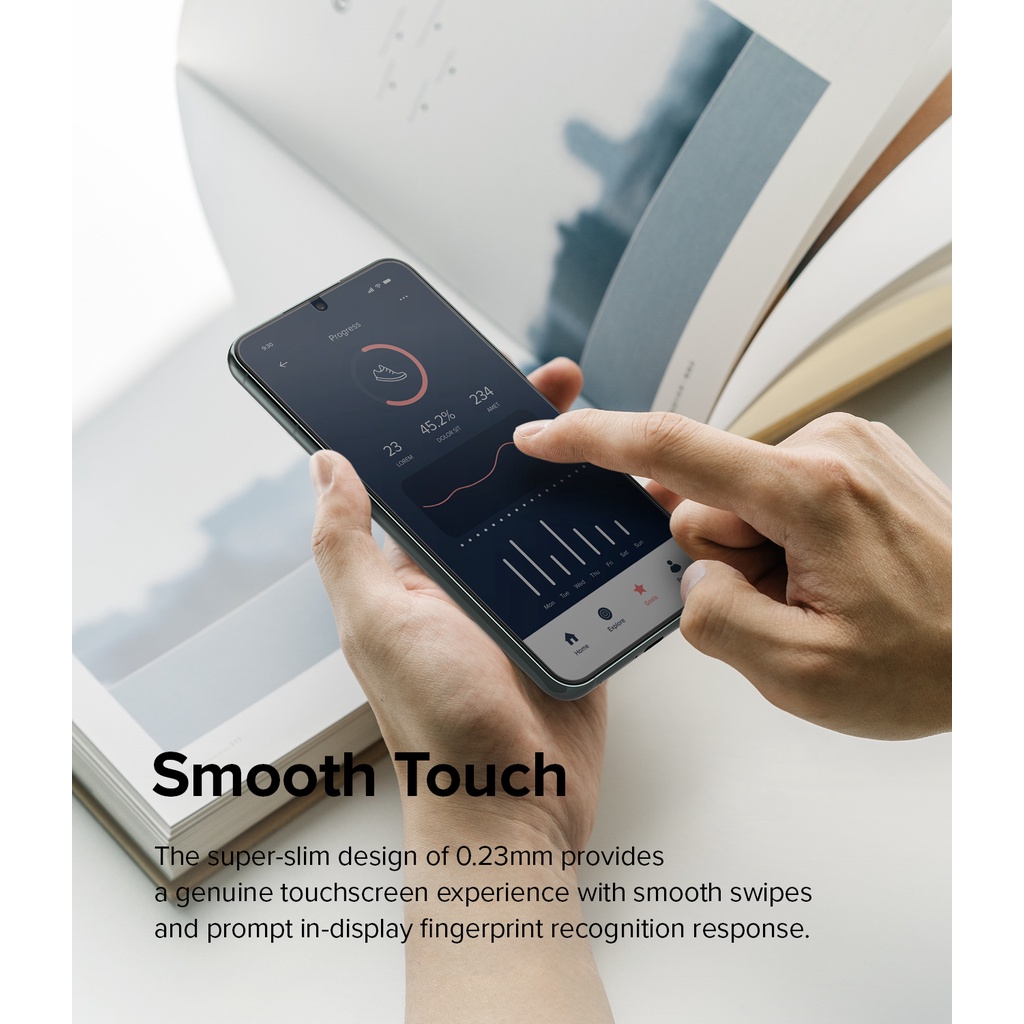 Kính cường lực RINGKE bảo vệ màn hình điện thoại Galaxy S22 Plus