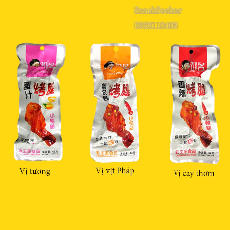 [Mã 77FMCGSALE1 giảm 10% đơn 250K] 🍗?🍗ĐÙI VỊT CAY Tứ Xuyên-CAY CAY DAI DAI, ĂN VẶT TIỆN LỢI_SNACKSEEKER | BigBuy360 - bigbuy360.vn