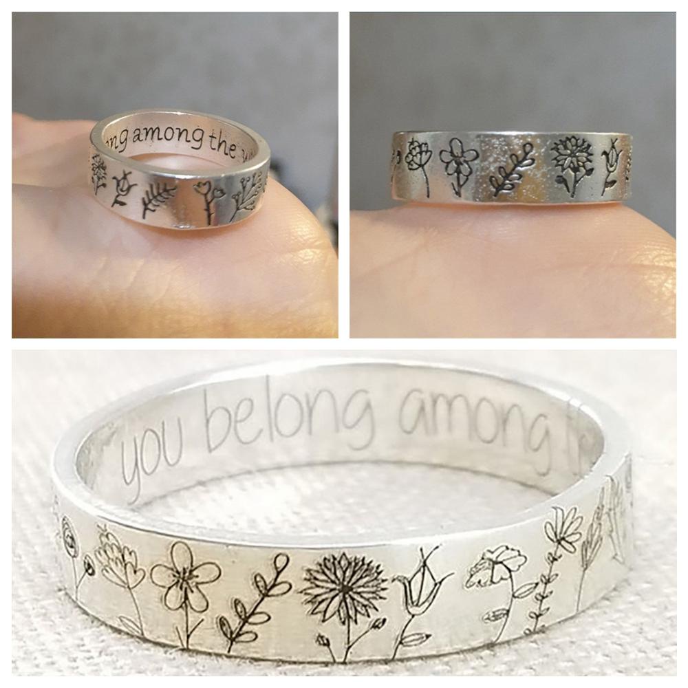 SUSANS Nhẫn Hoa Phong Cách Bohemian Cổ Điển Cho Nữ