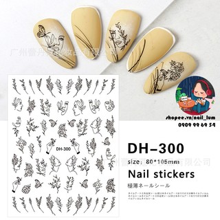 Nail sticker - dán móng tay cánh hoa