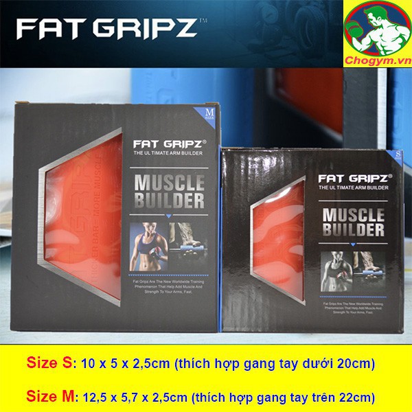 Fat Gripz Tay Nắm Cao Su Bọc Tạ Tập Gym
