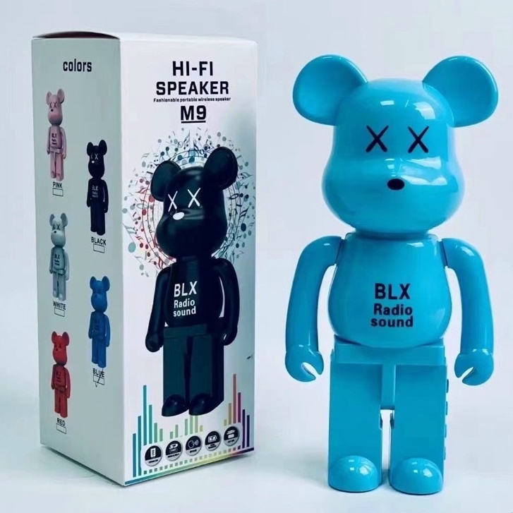 Loa Gấu Bluetooth Bearbrick M9 Cực Đẹp - Tặng Kèm Dây Sạc - Bảo Hành 6 tháng lỗi 1 đổi 1