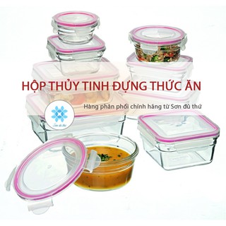 Hộp thủy tinh đựng cơm hộp đựng thức ăn