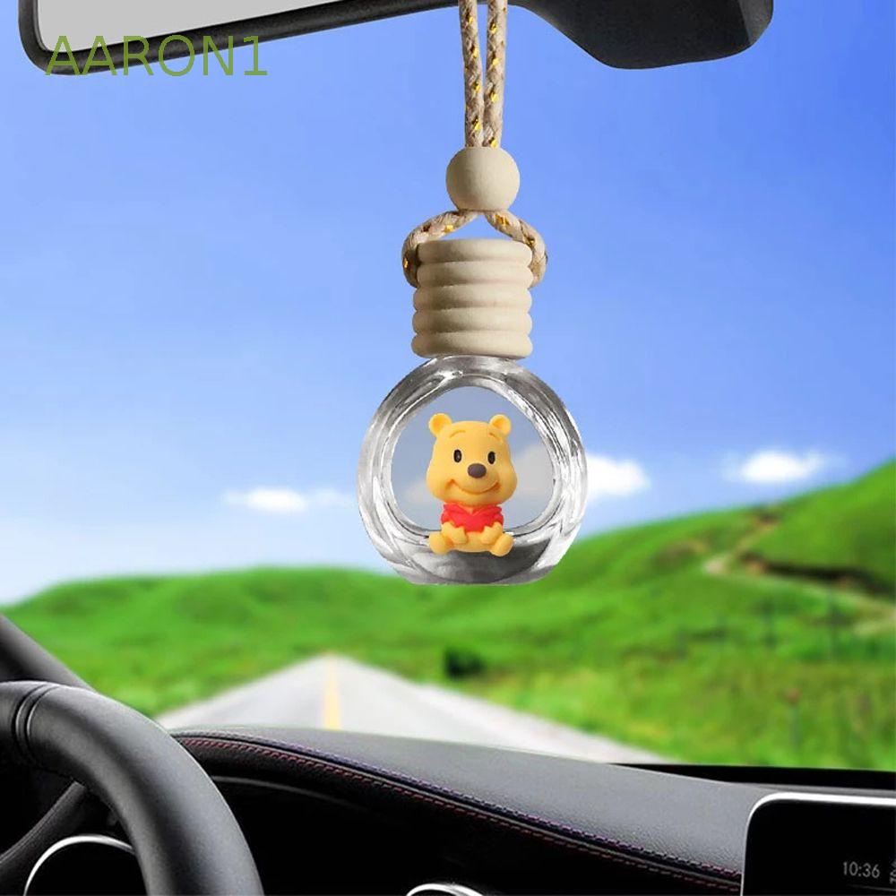 Aaron1 Bình Thủy Tinh Đựng Nước Hoa Treo Gương Chiếu Hậu Xe Hơi Hình Doraemon Trang Trí
