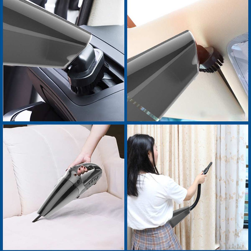 Máy hút bụi 💓FREESHIP💓 Máy hút bụi cầm tay không dây đa năng, công suất lớn, dùng để vệ sinh xe hơi tiện dụng 7370 | BigBuy360 - bigbuy360.vn