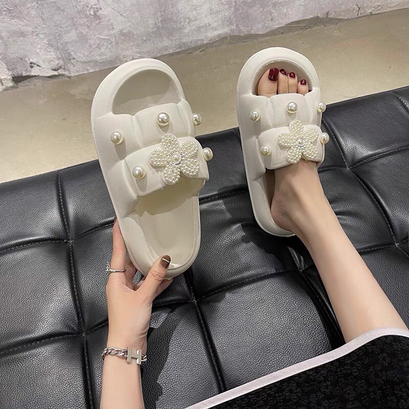 Dép Quai Ngang Nữ Chao Ngọc 2 Màu Êm Siêu Đẹp