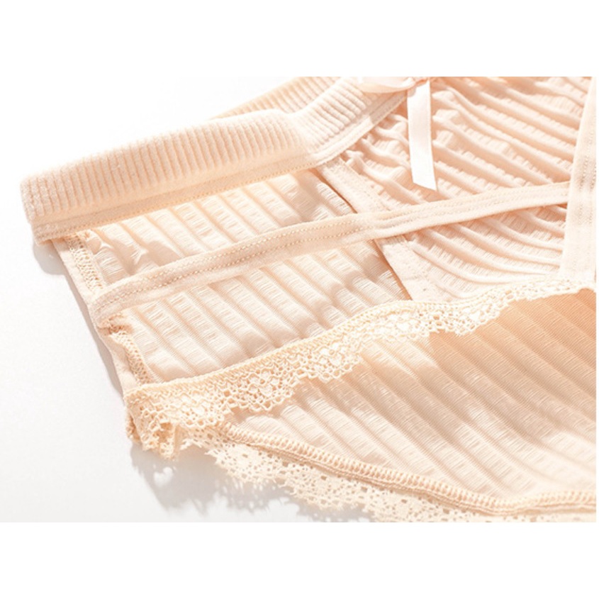Quần lót nữ cotton thun gân gợi cảm, trẻ trung, thoải mái, thoát mát (MS 03070) Anna Shop