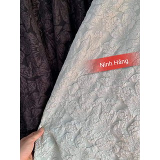 Vải Gấm xốp hoa đủ màu đẹp