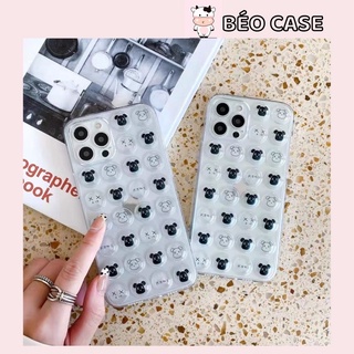 Ốp lưng bong bóng kaws ngộ nghĩnh cạnh vuông bảo vệ camera