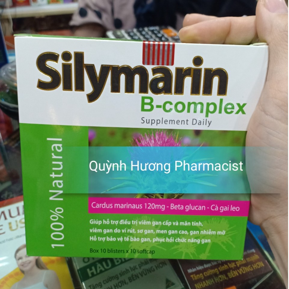 Viên uống SILYMARIN B-COMPLEX hỗ trợ cải thiện chức năng gan