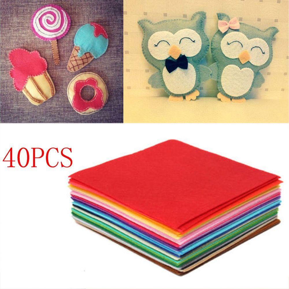 Set 40 Kim Đan Len Bằng Vải Polyester Tự Làm Thủ Công