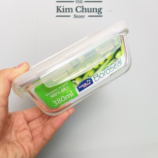 Hộp thủy tinh chịu nhiệt Lock&Lock LLG422 380ml - Hàng chính hãng