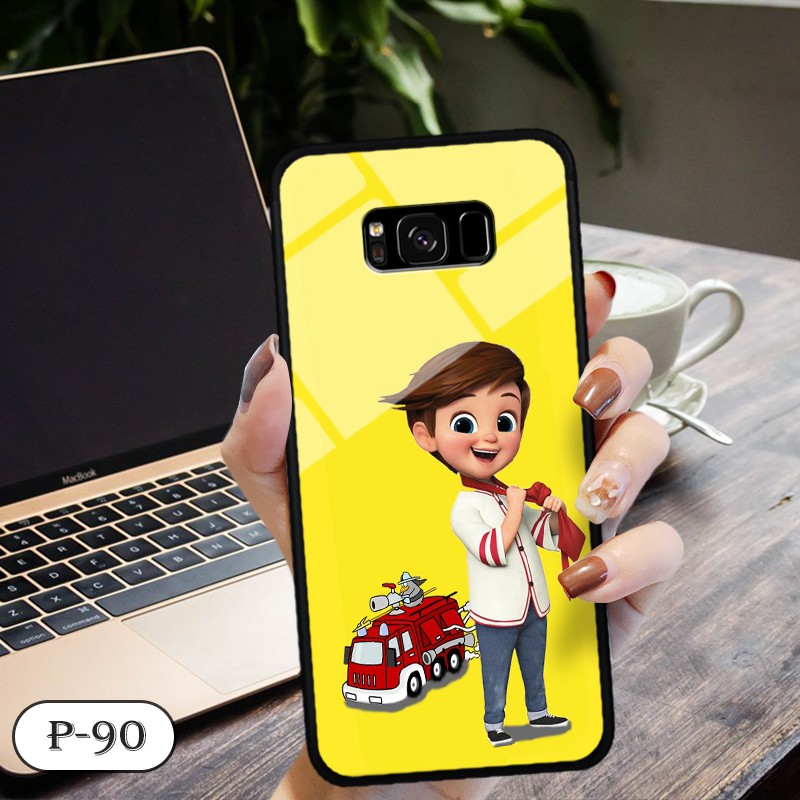 Ốp kính in hình cute SAMSUNG S8 PLUS