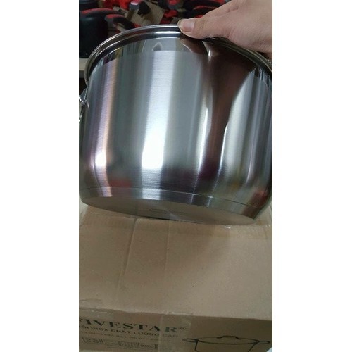 Nồi luộc gà inox 3 đáy FIVESTAR 28cm