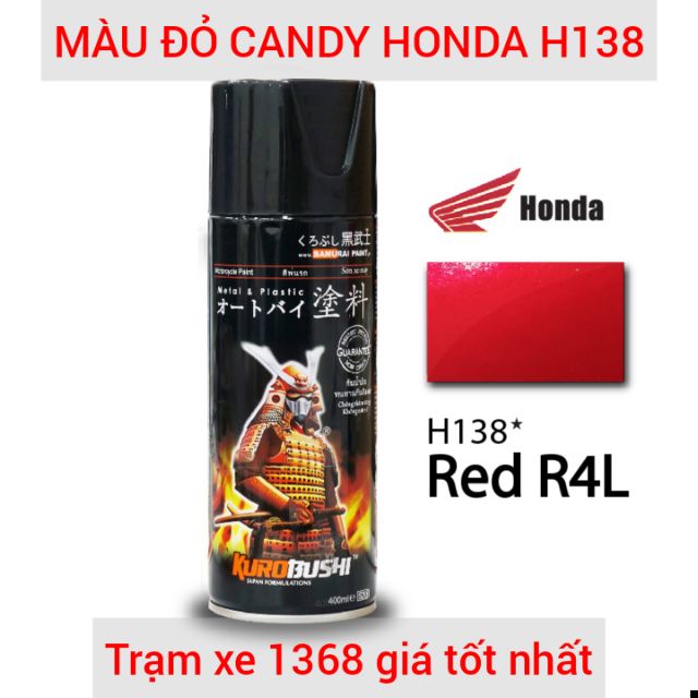 SƠN SAMURAI SƠN XỊT MÀU ĐỎ CANDY HONDA H138