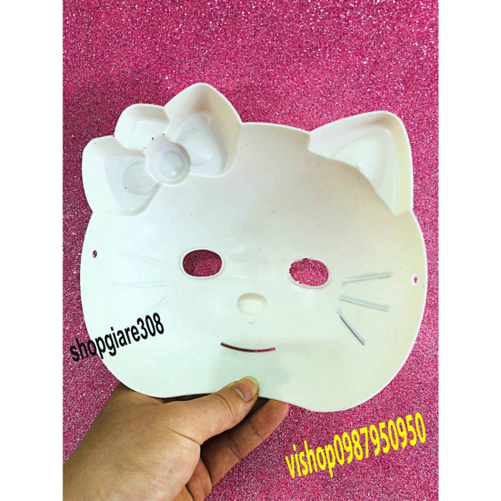Mặt nạ hóa trang mèo Hello Kitty cho bé chơi trung thu,halloween,lễ hội,quà tặng-Mặt nạ hóa trang mèo