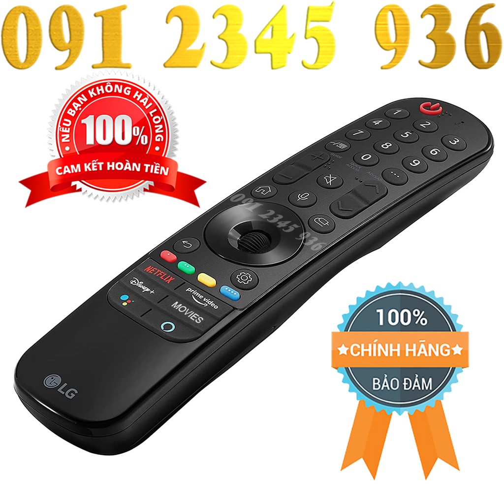 Remote Điều khiển tivi LG mẫu năm 2020 có Chuột bay có Giọng nói tặng Pin . Magic Remote AN-MR21GA , Made in INDONESIA